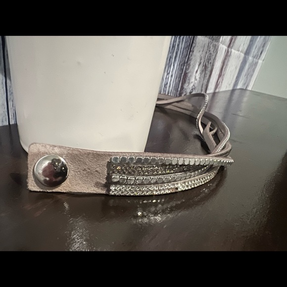 Rockstar Attitude Silver Wrap Bracelet - Picture 8 of 9